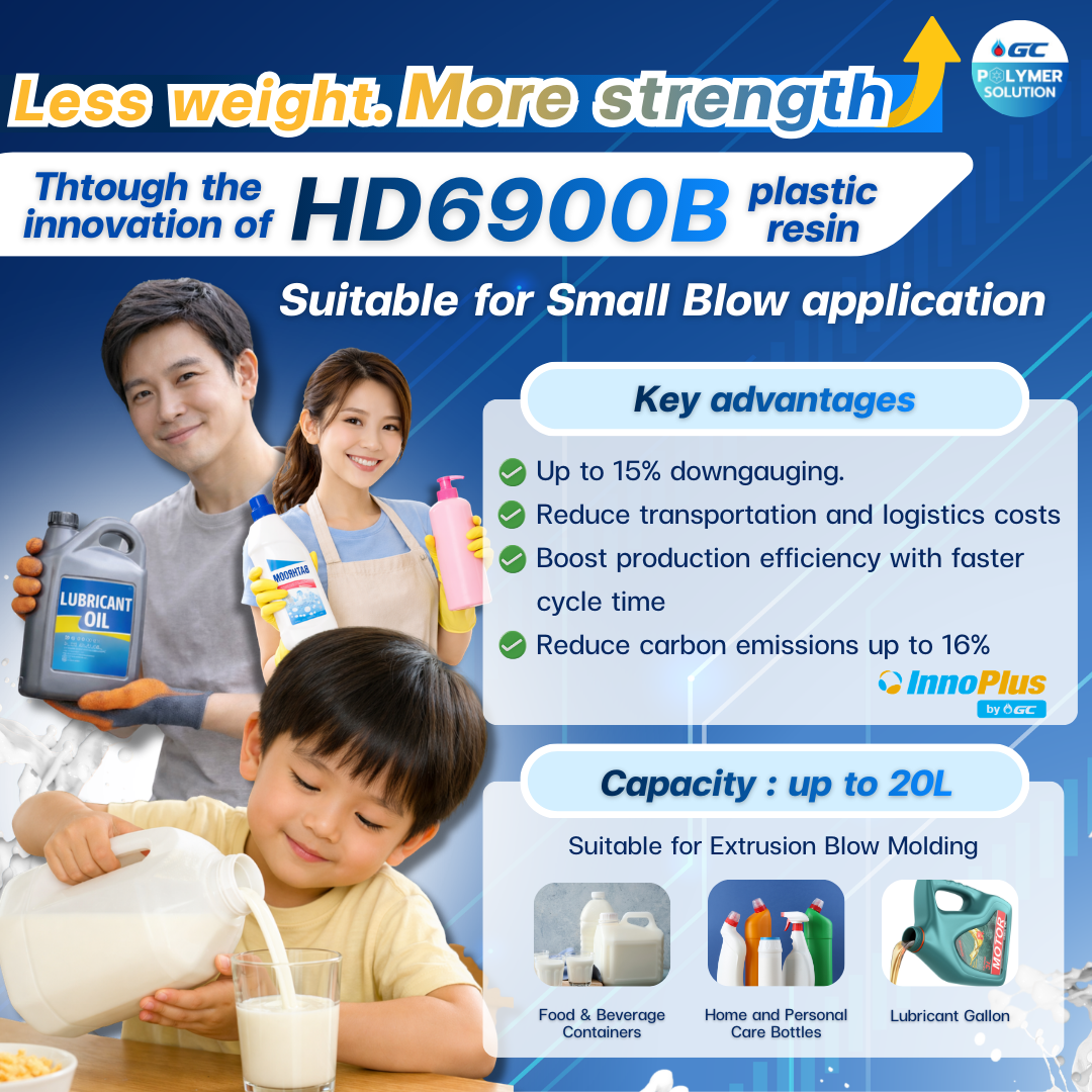 Lighter, yet Stronger with HD6900B – High performance HDPE resin