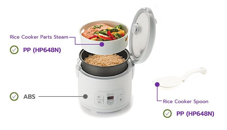 Plastic Parts in Rice Cooker